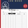 Mileage Log Book A5: Keep Track of Your Vehicle Mileage & Gas Expense for Business and Tax Savings | Car Tracker for Business Auto Driving Record Book.