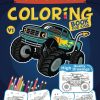 Monster Truck Coloring Book For Kids: Monster Cars Coloring Book For Boys Ages 4-8 6-8 / Gifts for Boys