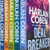 Myron Bolitar Series Books 1 - 5 Collection Set by Harlan Coben (Deal Breaker, Drop Shot, Fade Away, Back Spin & One False Move)