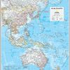 National Geographic Maps: Asia-Pacific Wall Map - Compact - 53 x 40 cm