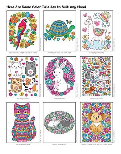 Notebook Doodles Adorable Pets: Coloring & Activity Book (Design Originals) 32 Dazzling Designs from Dogs & Cats to Hedgehogs & Hermit Crabs; Art Activities for Tweens with...