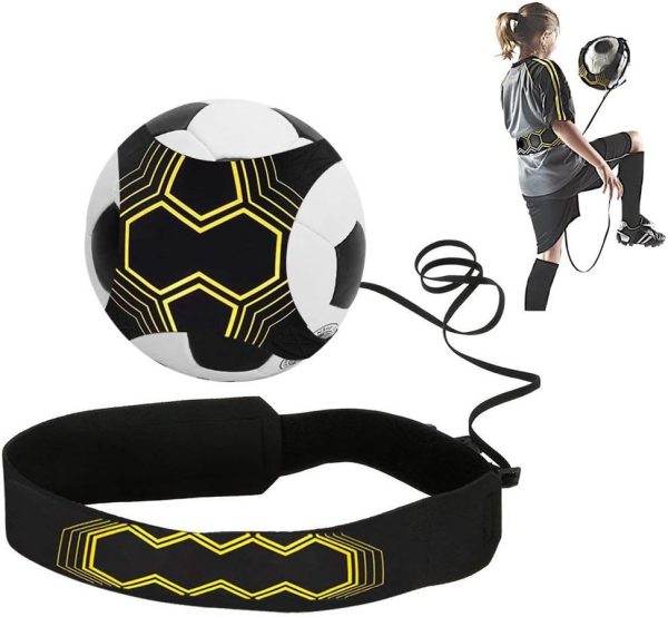 ONEVER Football Kick Trainer- Football Training Equipment, Soccer Solo Skill Practice Training Aid, Training Aid Football Skills Improvement for Kids Adults