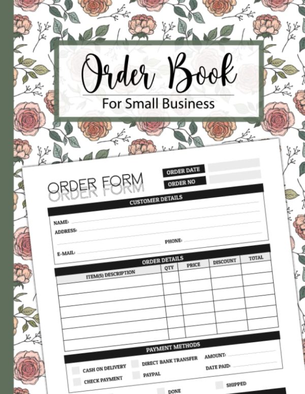 Order Book for Small Business: Simple Customer Order Record Book | Daily Sales Order Log Book