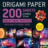 Origami Paper 200 sheets Milky Way Photos 6 Inches (15 cm): Tuttle Origami Paper: High-Quality Double Sided Origami Sheets Printed with 12 Different Photographs (Instructions...