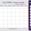 Perfect Planner Company - Social Media Content Planner - Undated A4 Weekly Planner - Tear Away Design - Statistics & Insights - for Marketers, Social Media Experts,...