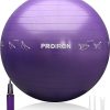 PROIRON Extra Thick Exercise Ball with Postures, Yoga Ball 55cm 65cm 75cm, Anti-Burst Gym Ball, Swiss Ball with Pump for Yoga, Pilates, Fitness
