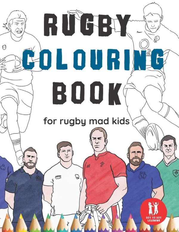 Rugby Colouring Book: Great Gift for Boys & Girls, Ages 4-12 (Colouring Books)