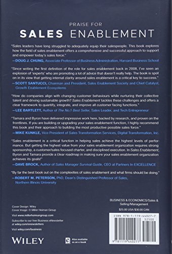 Sales Enablement: A Master Framework to Engage, Equip, and Empower A World-Class Sales Force