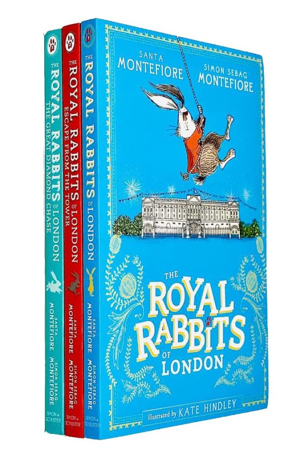 Santa Montefiore 3 Books Collection Set Royal Rabbits Of London Series (The Royal Rabbits Of London, Escape From the Tower & The Great Diamond Chase)