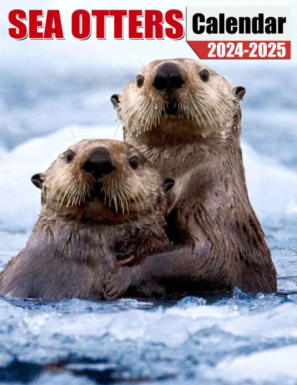 Sea Otters Calendar 2024-2025: Bring Joy and Stay Organized with Our 24-Month 2024-2025 Calendar US Holidays - Perfect for Gifting or White Elephant Parties, Christmas Gift