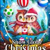Snow Globe Christmas: A Coloring Book for Adults Featuring Beautiful Snow Globes with Cute Animals, Festive Ornaments, and Whimsical Holiday Scenes