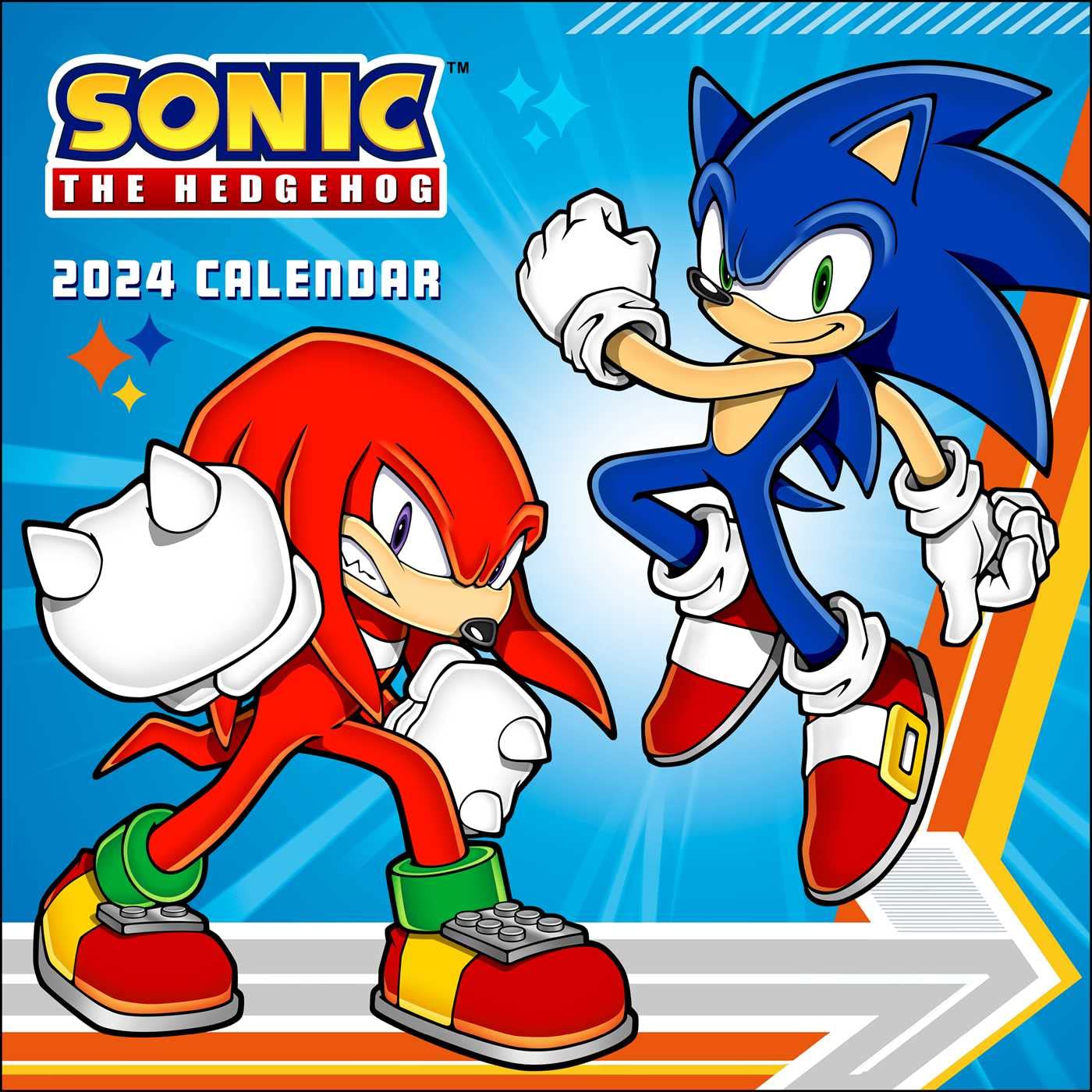 Sonic the Hedgehog 2024 Calendar Paperback Books
