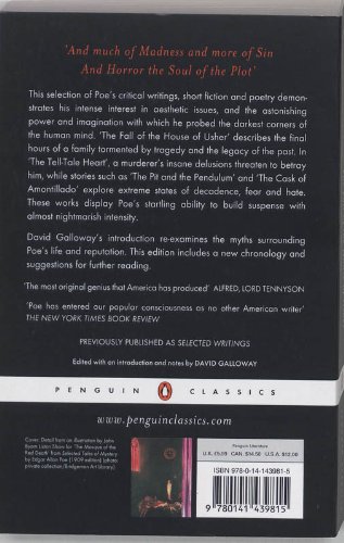 The Fall of the House of Usher and Other Writings: Edgar Allan Poe (Penguin Classics)