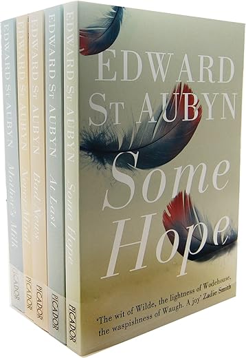 The Patrick Melrose Novels Collection Edward St Aubyn 5 Books Set (Mothers Milk, Never Mind, Some Hope, At Last, Bad News)