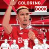The United Colouring Book 2023 2024: Football stars coloring book for kids and adults with Bruno, Rashford, Eriksen and newest signings like Hojlund, Onana, Mount and others (PL...