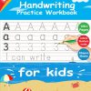 Trace Letters and Numbers: Handwriting Practice Workbook for Kids, A Fun Guide to Letters, Numbers, Shapes, and Mazes for Enhanced Learning and Focus