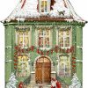 Traditional Christmas Advent Calendar | Victorian House Advent Calendar | Father Christmas Picture Advent Calendar