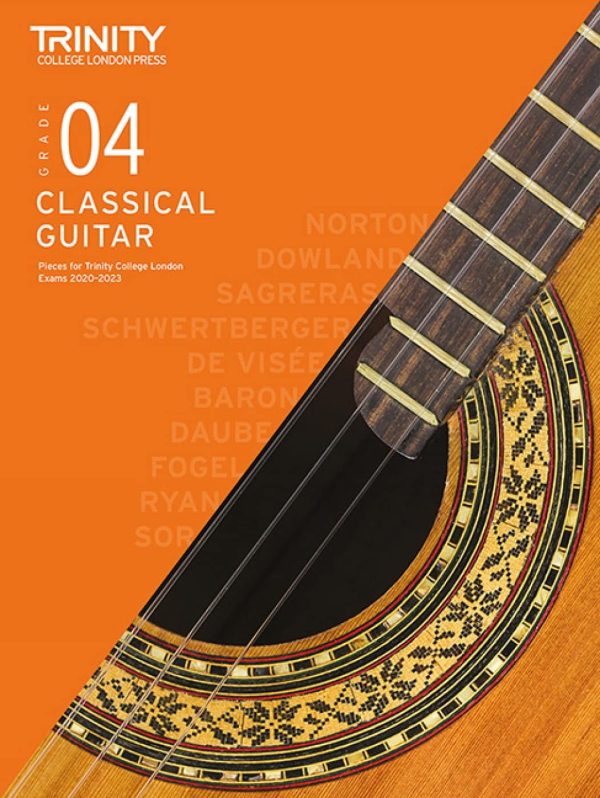 Trinity College London Classical Guitar Exam Pieces From 2020: Grade 4