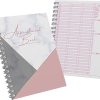 Undated Pink Marble Appointment Book Salons15mins Intervals Large A4 Size Beauty Salon Therapists Diary (A4-210mm x 297mm)