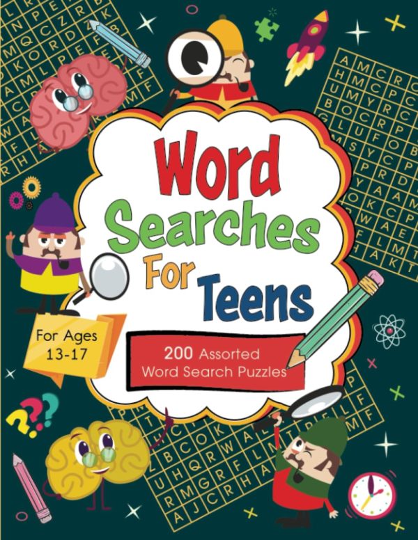 Word Searches For Teens: Puzzle Book For Teenagers Ages 13-17